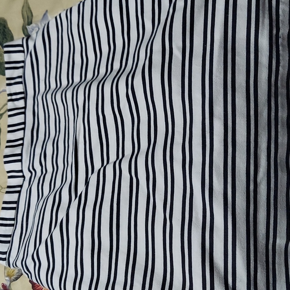 Loft black and tan skirt